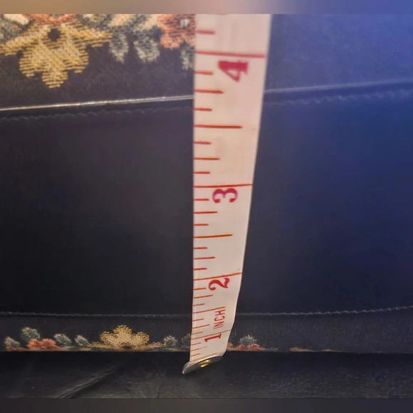 Vintage La Marquise Italian Tapestry 1950s Clutch Top Handle  Hand Bag - Picture 15 of 16